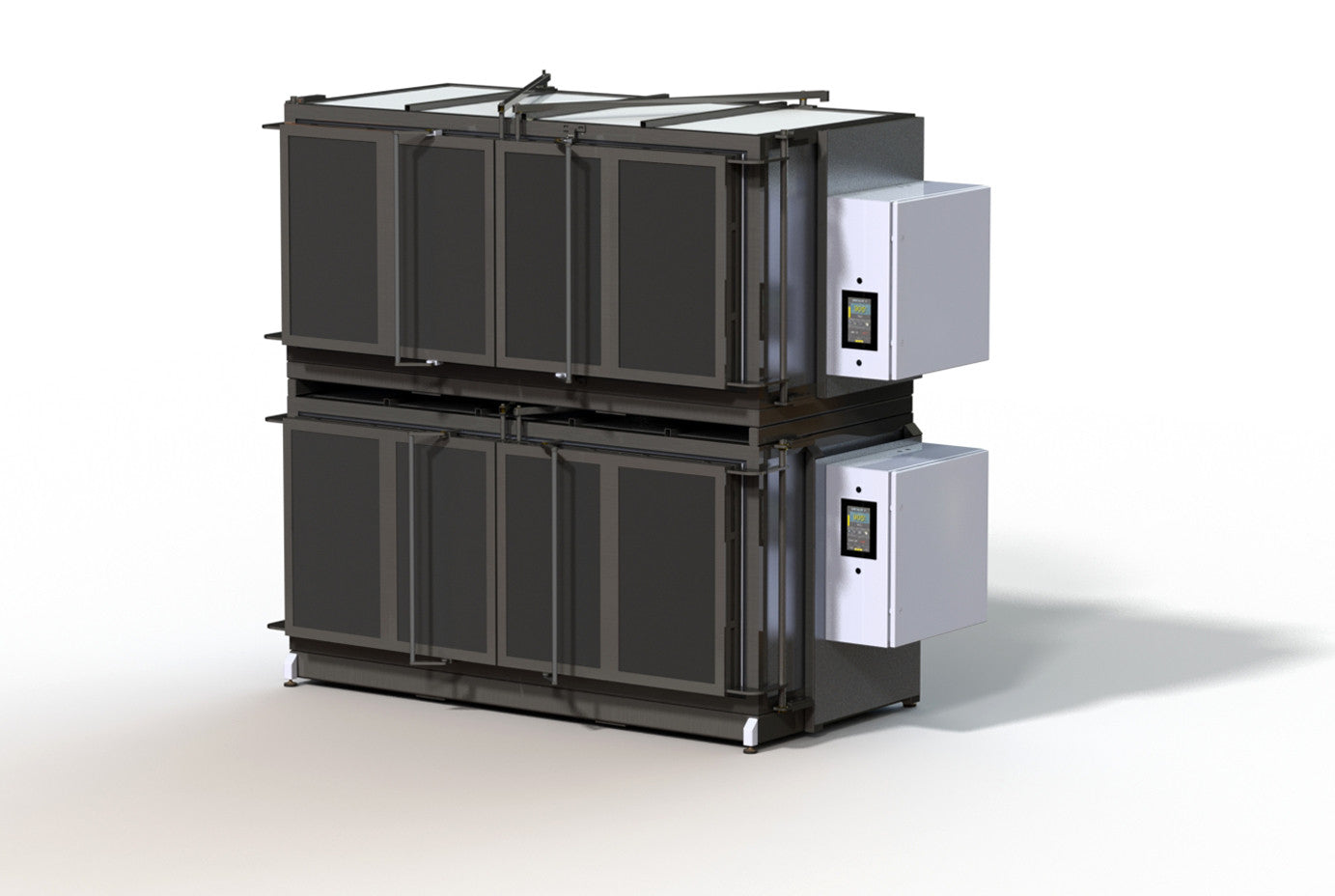 Double stack glass annealing oven, many options, request for quote.