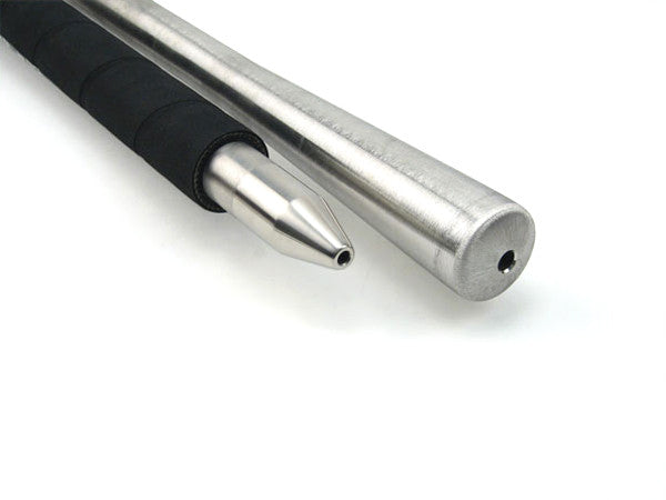 The PI-HBP is an extremely versatile pipe for making large pieces, stainless or chromoly body, stainless mouthpiece and hose grip.